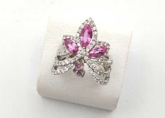 宝石買取 ピンクサファイア 指輪 K18WG